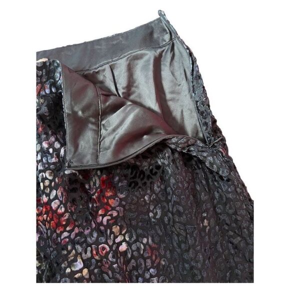 Kachel by Anthropologie Women's Size 4 Velvet Burnout Wide Leg Print Pants NWT - Picture 9 of 10